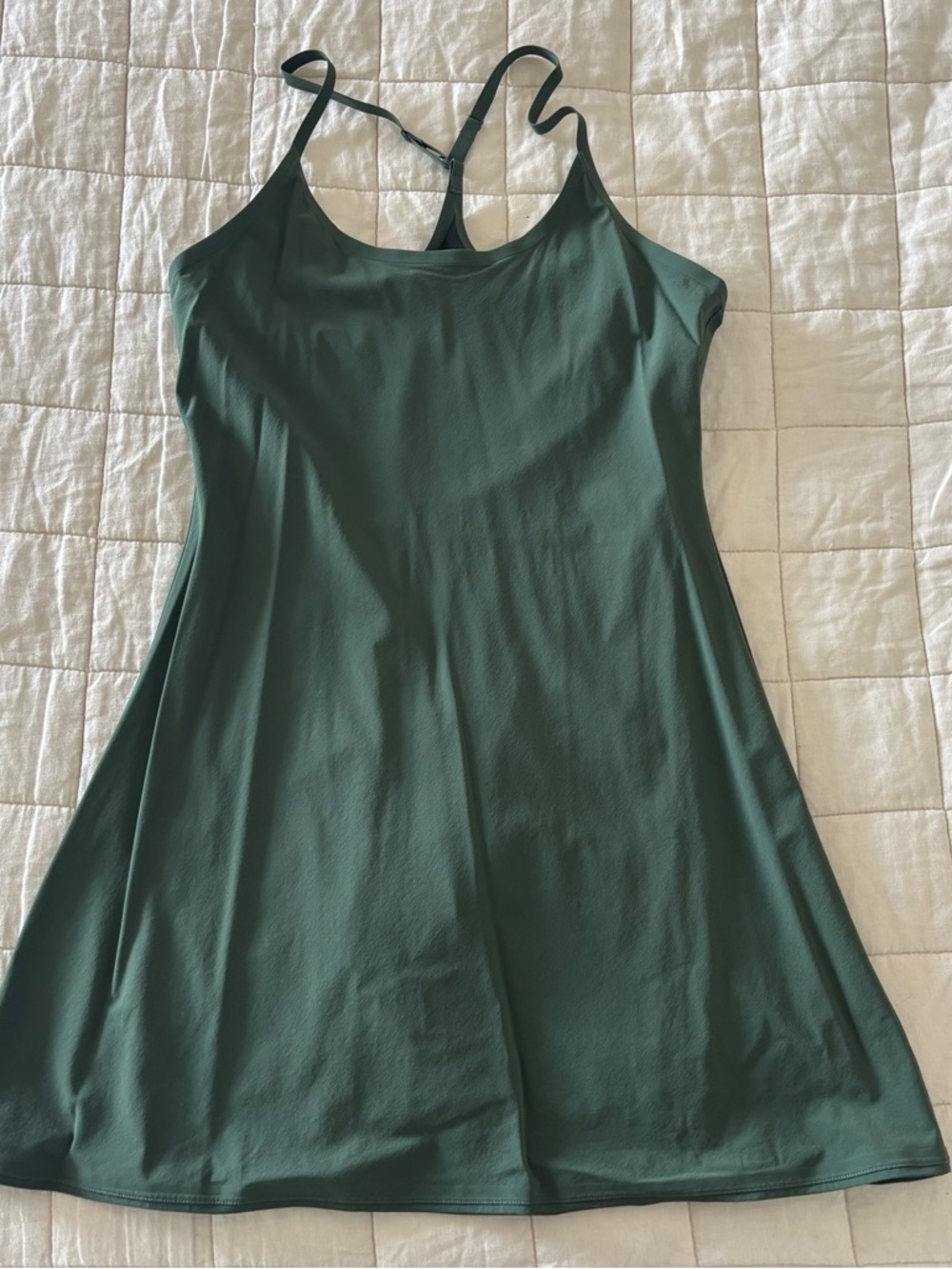Outdoor Voices Forest Green exercise Dress